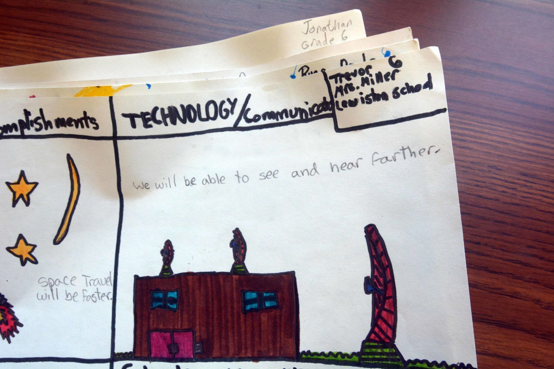 Portage students create time capsule